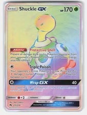 2018 Lost Thunder Shuckle-GX #215 card