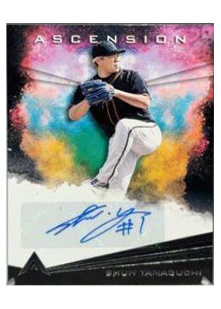 2021 Panini Chronicles Ascension Autographs Shun Yamaguchi #AA-SY card
