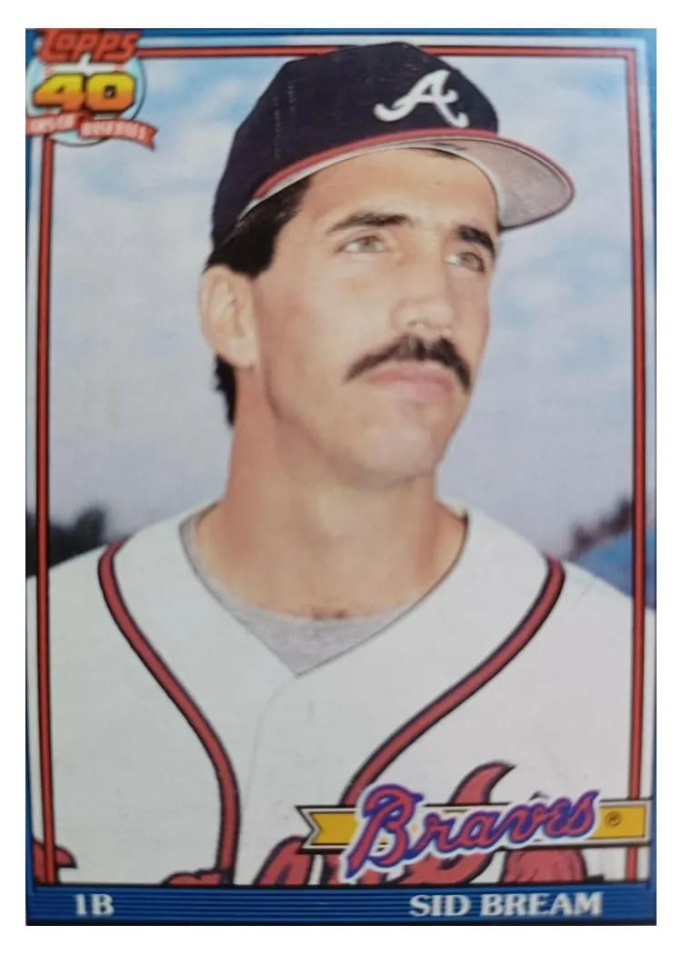 1991 Topps Traded Sid Bream #13T card