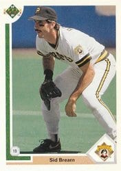 1991 Upper Deck Base Set Sid Bream #109 card