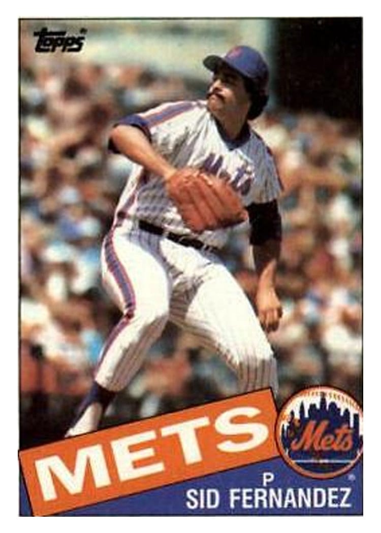 1985 Topps Sid Fernandez #649 card