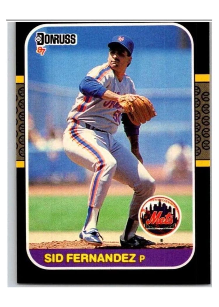 1987 Donruss Sid Fernandez #323 card