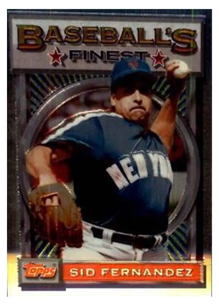 1993 Finest Sid Fernandez #5 card