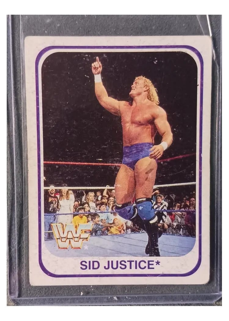 1991 Merlin WWF Sid Justice German #3 card