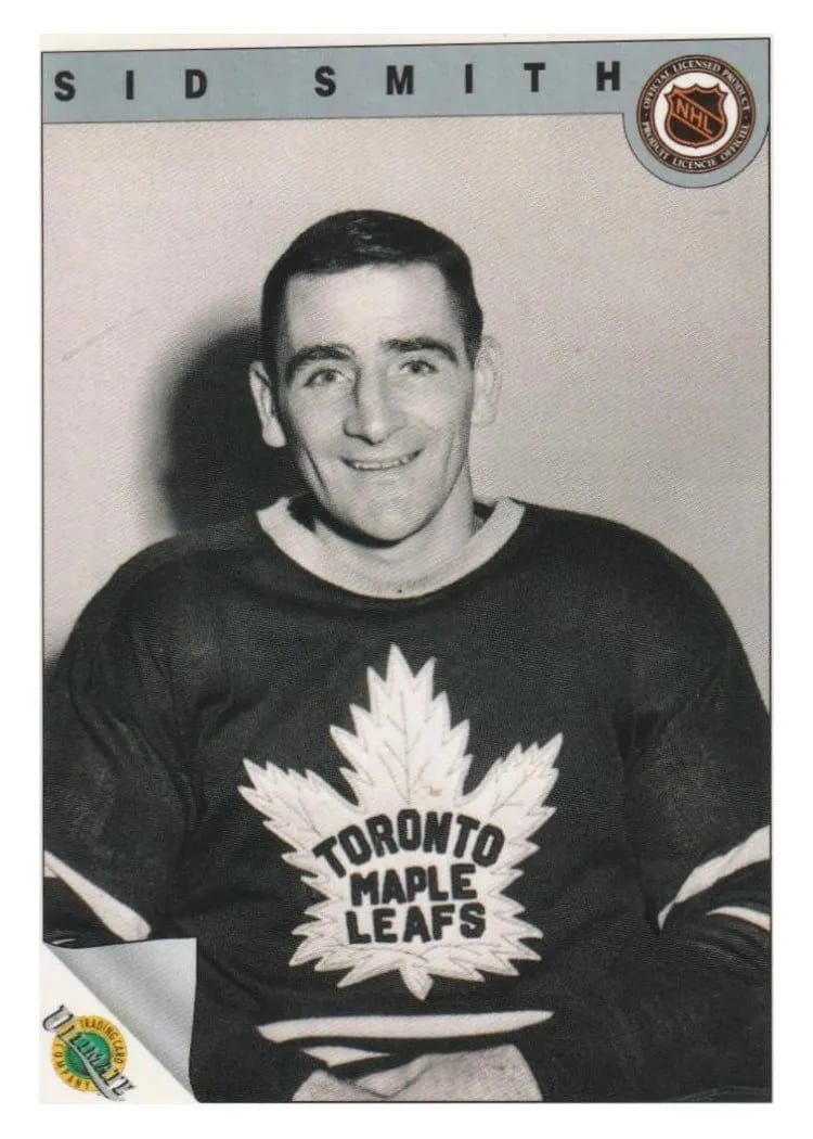 1991 Ultimate Original Six Sid Smith #43 card