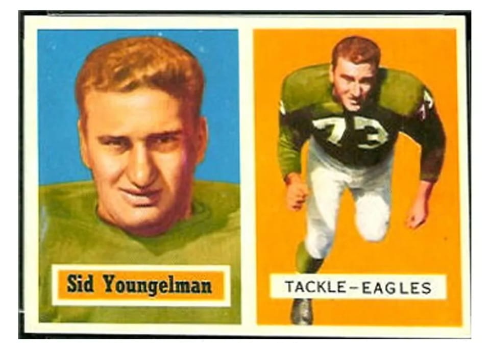 1957 Topps Sid Youngelman #145 card