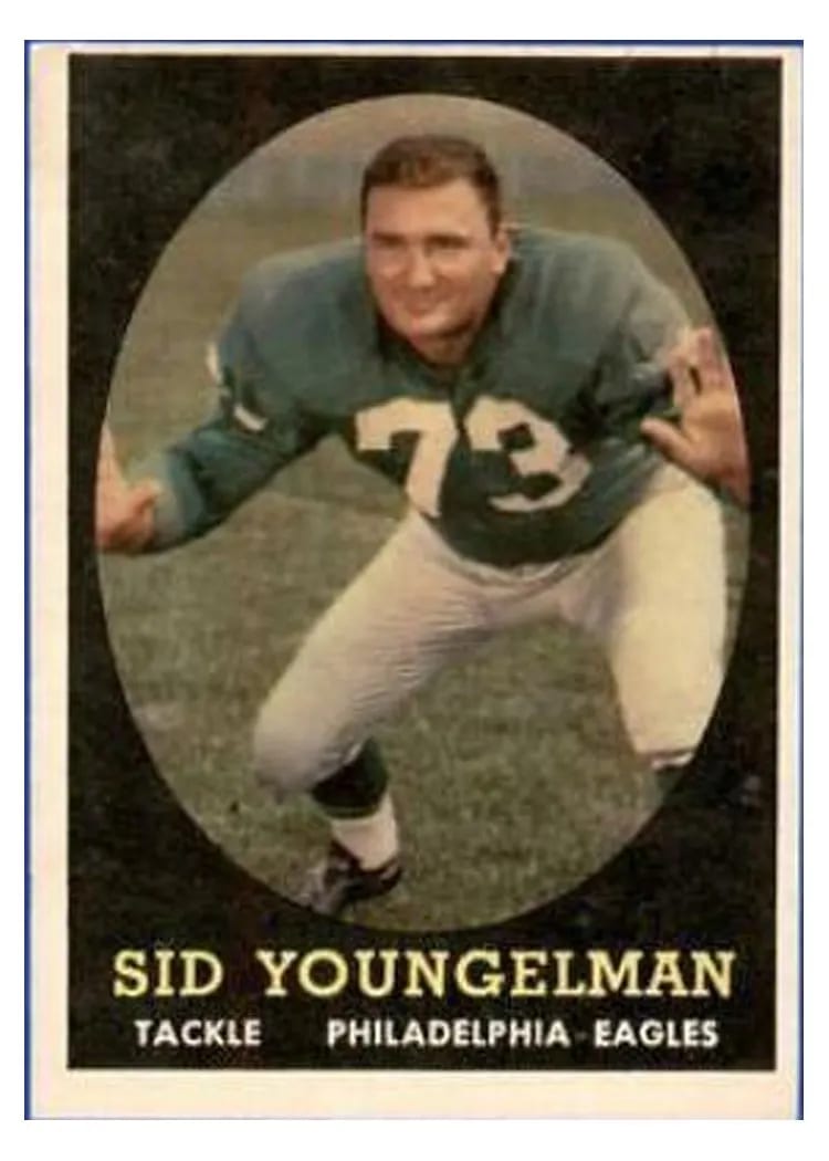 1958 Topps Sid Youngelman #24 card