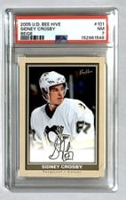 2005 Upper Deck Bee Hive Sidney Crosby Beige #101 card
