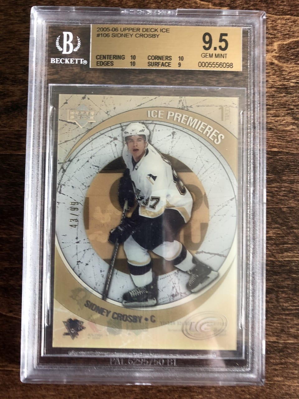 2005 Upper Deck Ice Sidney Crosby #106