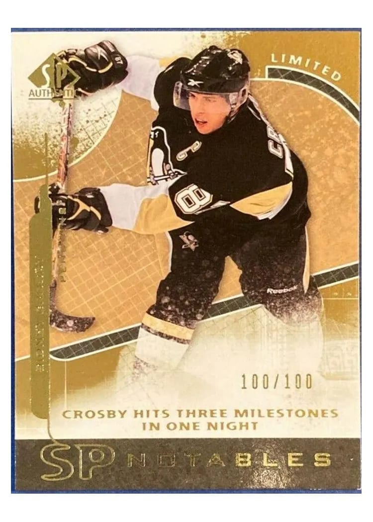 2008 SP Authentic Sidney Crosby #150 card