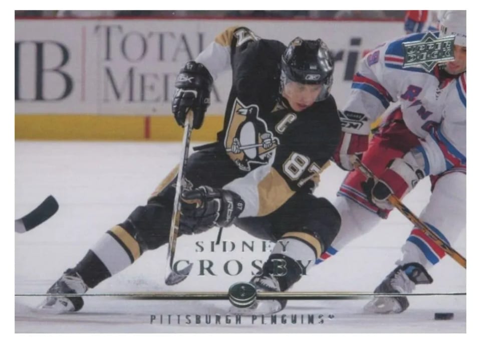 2008 Upper Deck Sidney Crosby #42 card
