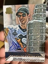 2020-21 Upper Deck The Cup Day With the Cup Signatures Sidney Crosby #DC-SC card