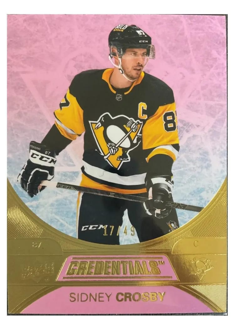 2021-22 Upper Deck Credentials Base Set Sidney Crosby #2 card