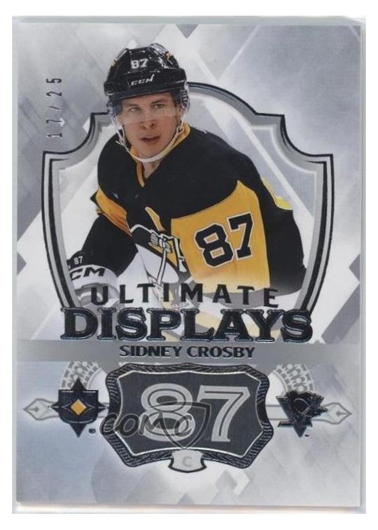 2023-24 Upper Deck Ultimate Collection Ultimate Displays Sidney Crosby #UD-SC card