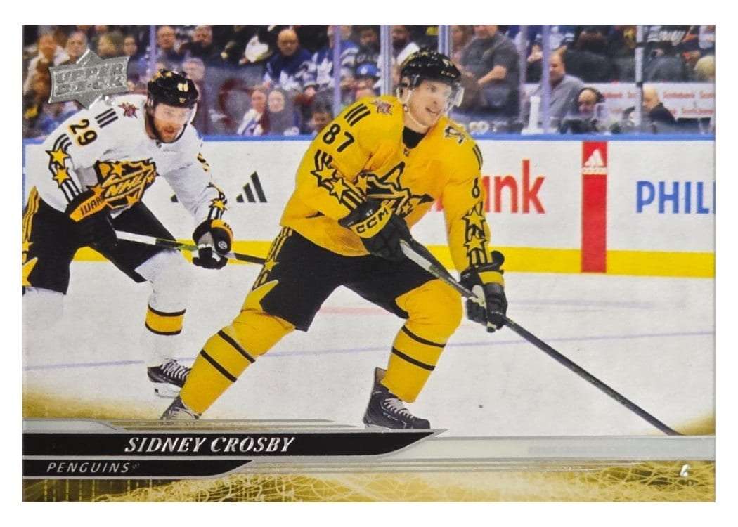 2024-25 Upper Deck Base Set Sidney Crosby Clear Cut #685 card