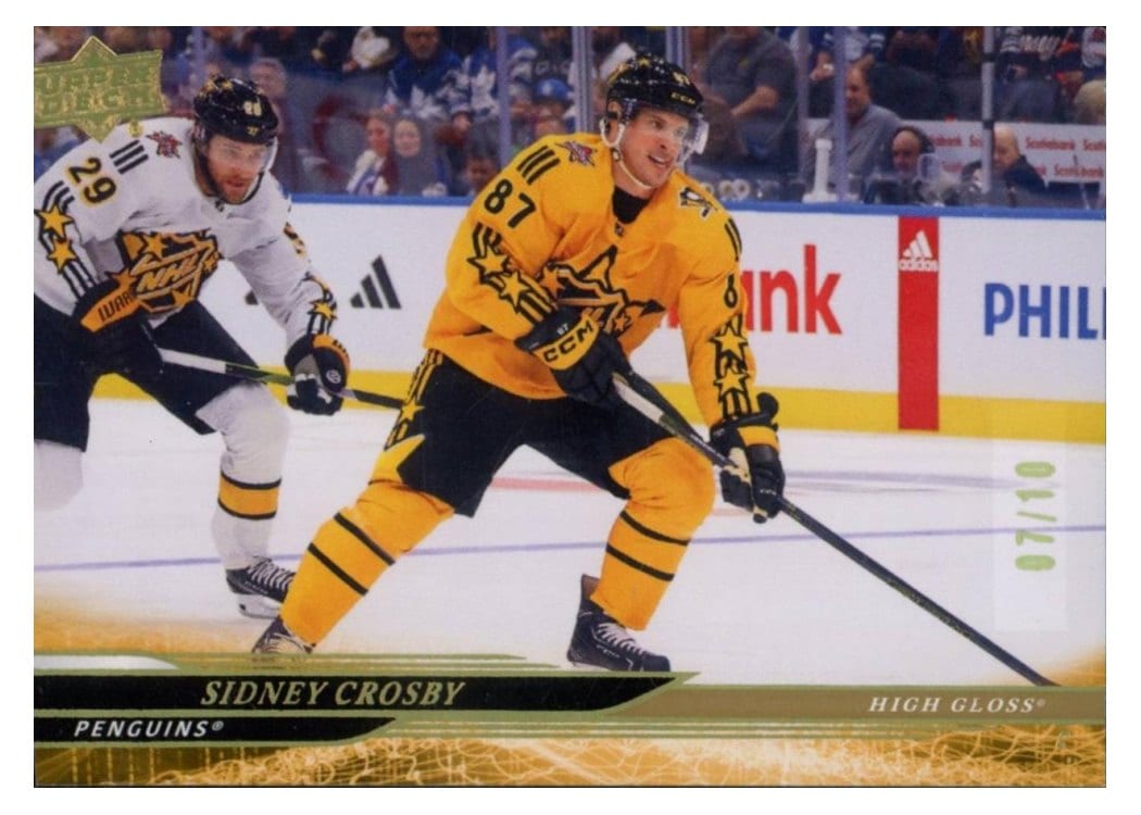 2024-25 Upper Deck Base Set Sidney Crosby High Gloss #685 card