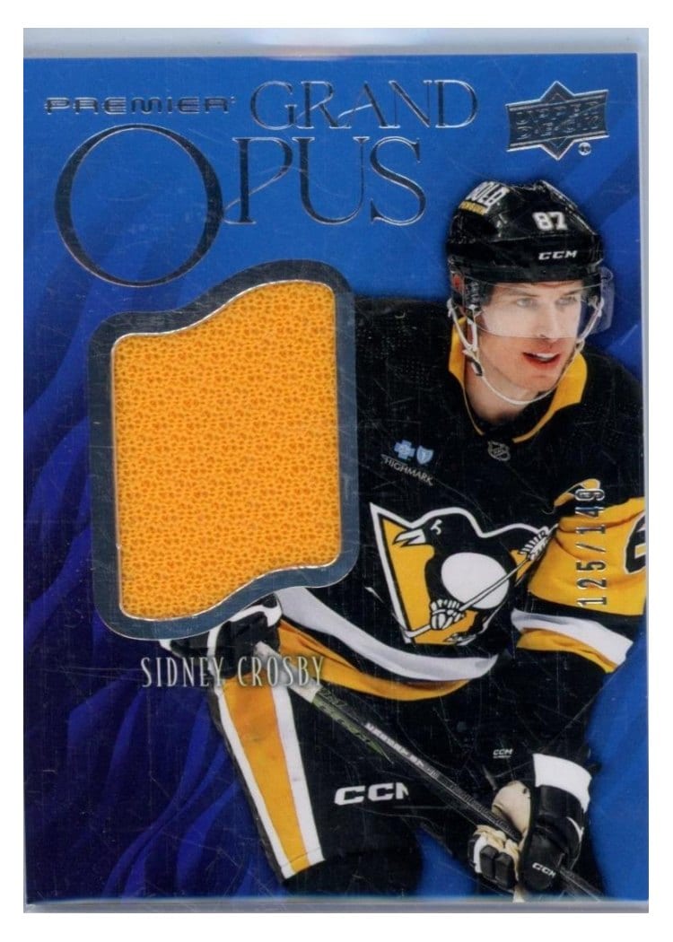 2024-25 Upper Deck Premier Grand Opus Jersey Sidney Crosby #GO-SC card
