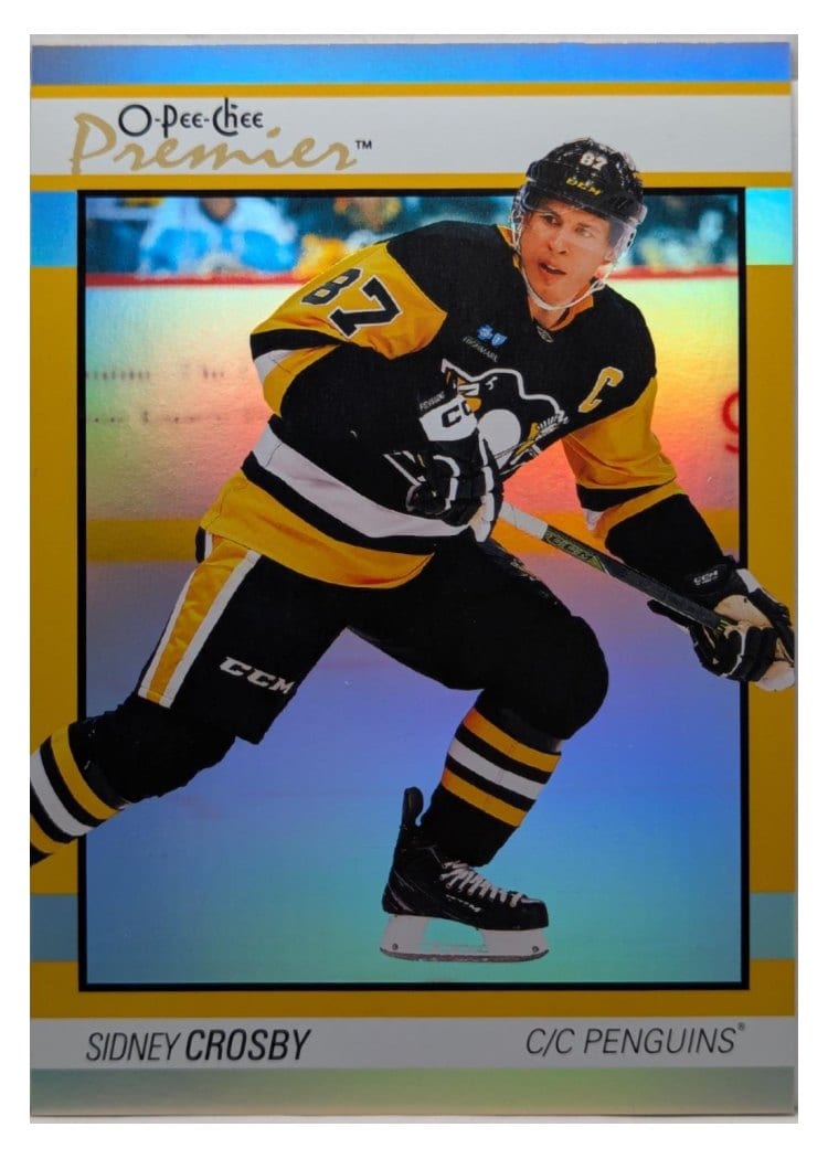 2025-26 O-Pee-Chee OPC Premier Jumbos Sidney Crosby #PW-SC card