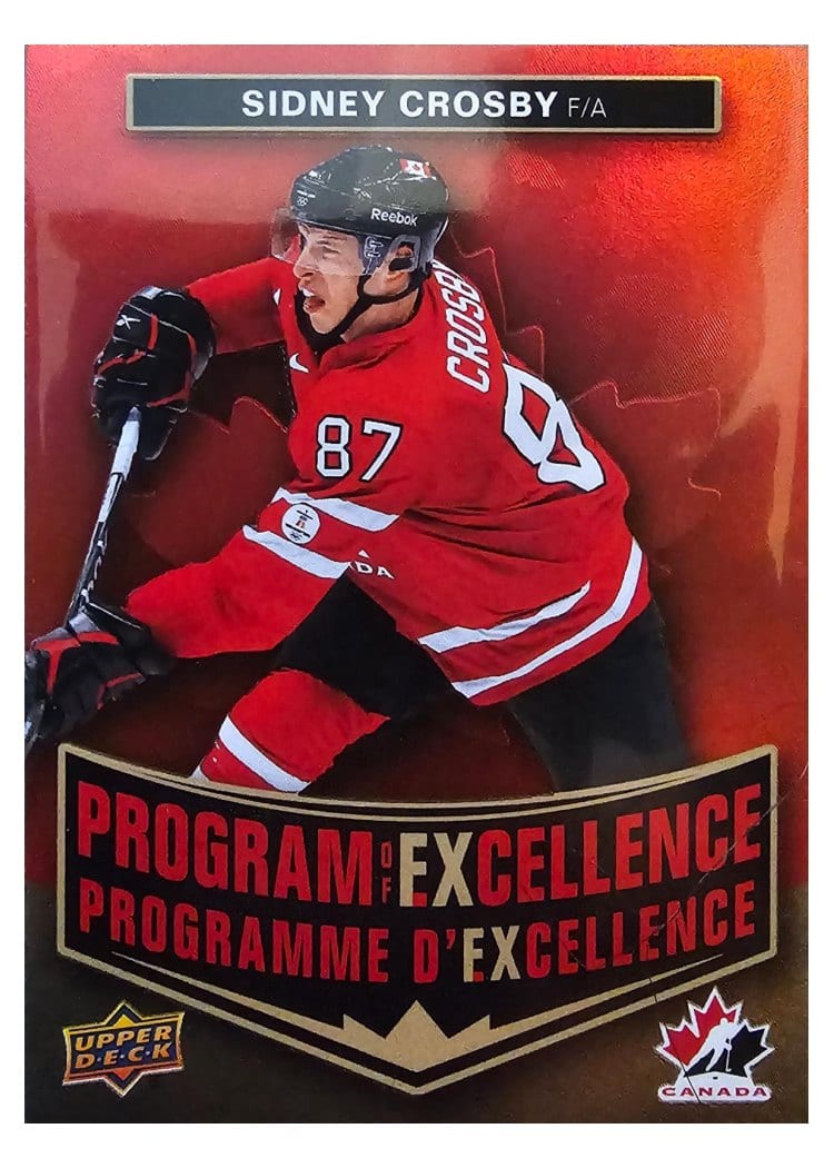 2025-26 Tim Hortons Team Canada Olympic Hockey Program of Excellence Sidney Crosby #POE-5 card