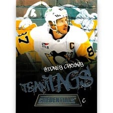 2025-26 Upper Deck Credentials Team Tags Sidney Crosby #TT-29 card