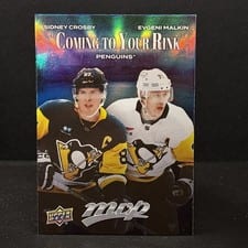 2025 Upper Deck MVP Coming to Your Rink Sidney Crosby / Evgeni Malkin #CR-22
