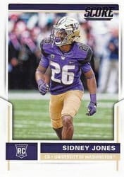 2017 Score Base Set Sidney Jones #382 card
