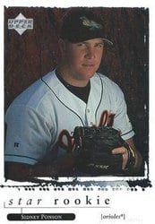 1998 Upper Deck Base Set Sidney Ponson #594 card