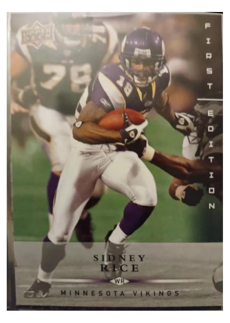 2008 Upper Deck First Edition Sidney Rice #82 card