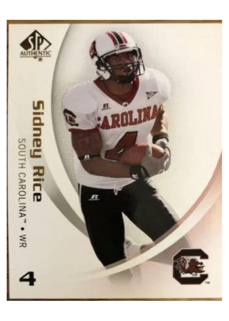 2010 SP Authentic Sidney Rice #88 card