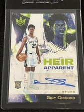 2023-24 Panini Court Kings Heir Apparent Autographs Sidy Cissoko #HA-SID card