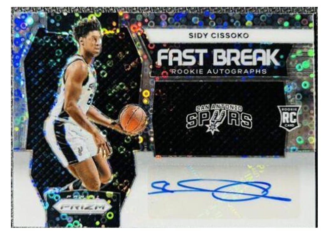 2023-24 Panini Prizm Fast Break Rookie Autographs Sidy Cissoko #FBR-CIS card