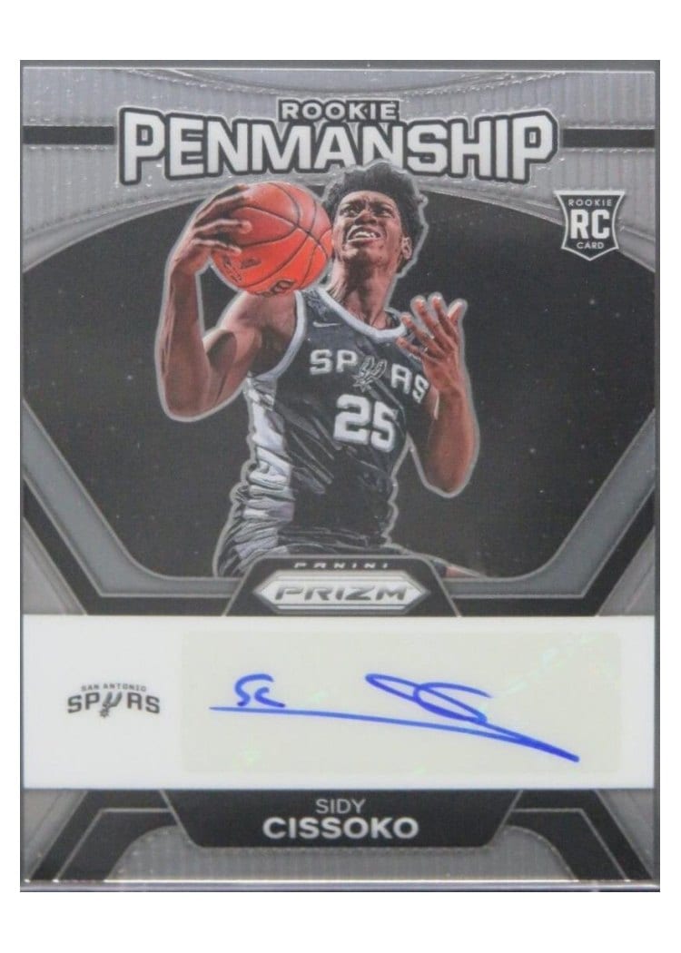 2023-24 Panini Prizm Rookie Penmanship Sidy Cissoko #RP-CIS card