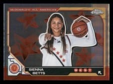 2025 Topps Chrome McDonald's All American Base Set Sienna Betts #76 card