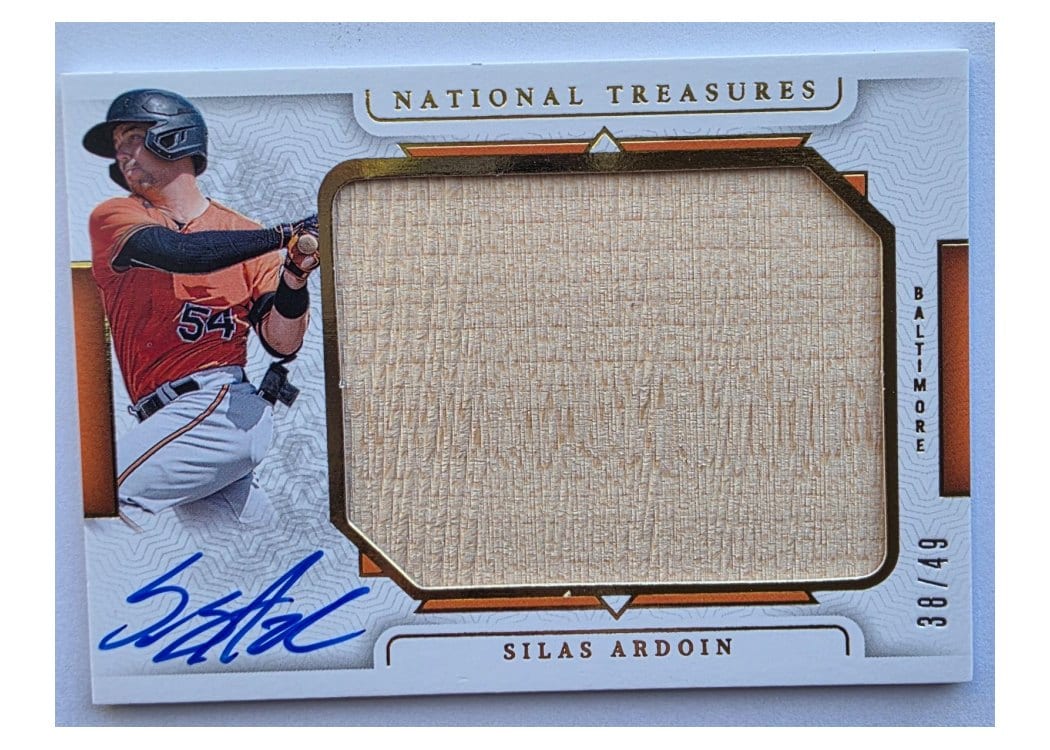 2024 Panini National Treasures Prospect Jumbo Lumber Signatures Silas Ardoin #22 card