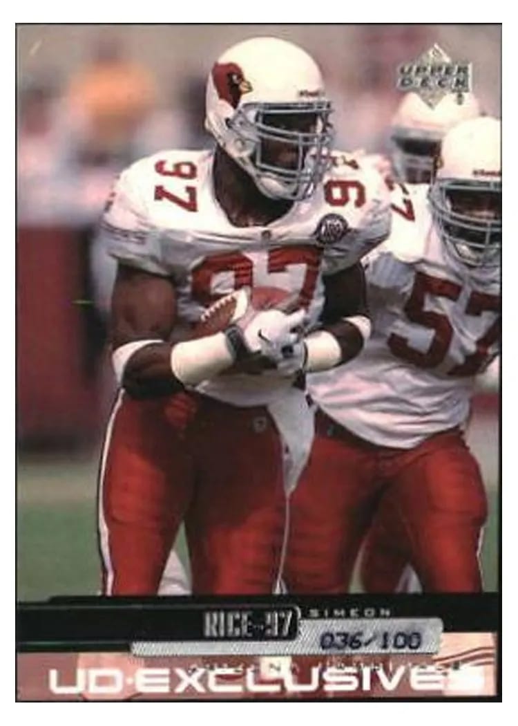 1999 Upper Deck Simeon Rice #5 card