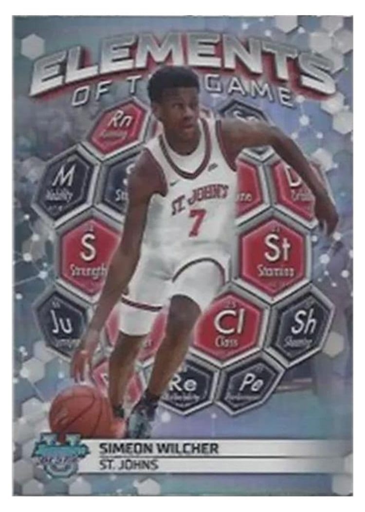 2023-24 Bowman University Best Elements of the Game Simeon Wilcher #EG-8 card