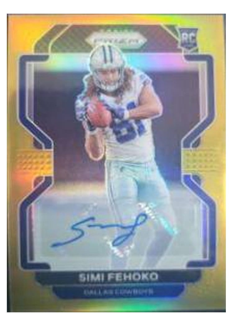 2021 Panini Prizm Base Set Simi Fehoko #371 card
