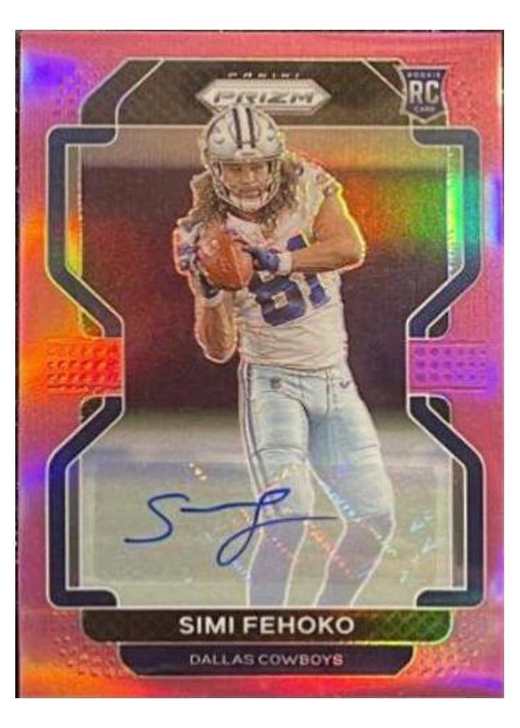 2021 Panini Prizm Base Set Simi Fehoko #371 card