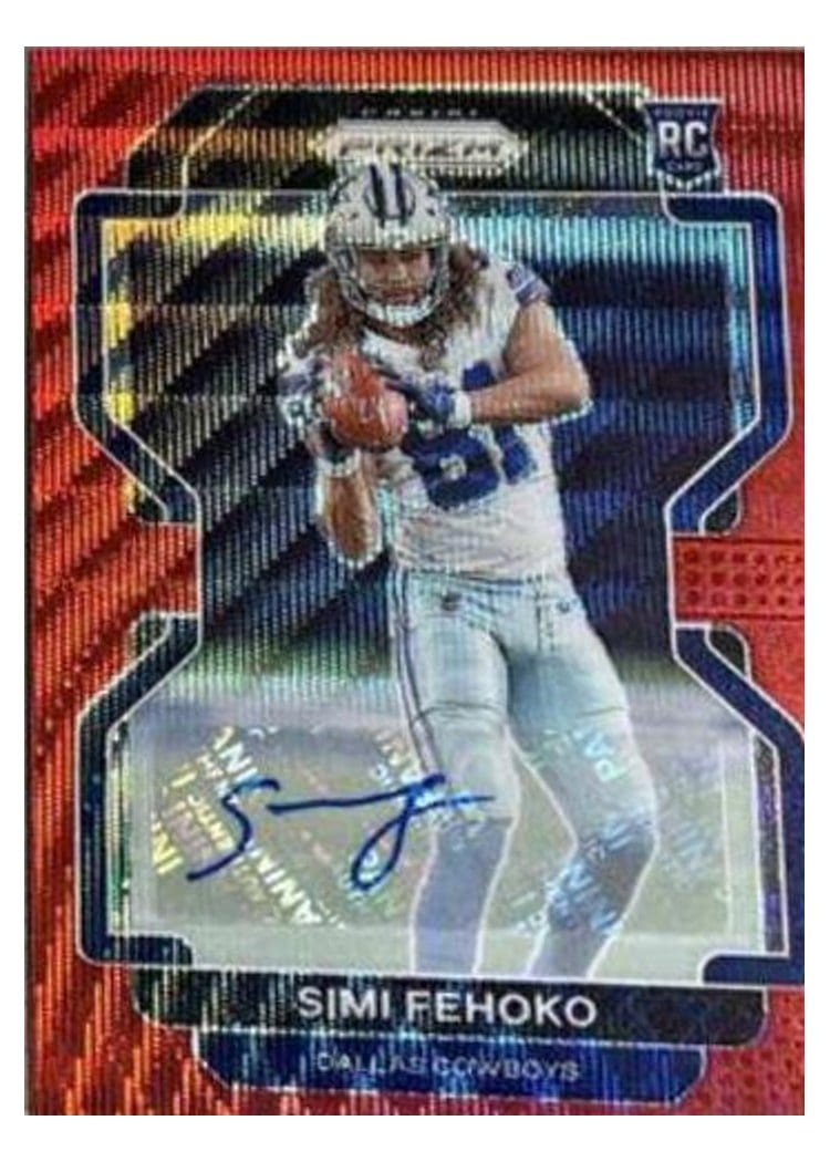 2021 Panini Prizm Base Set Simi Fehoko #371 card