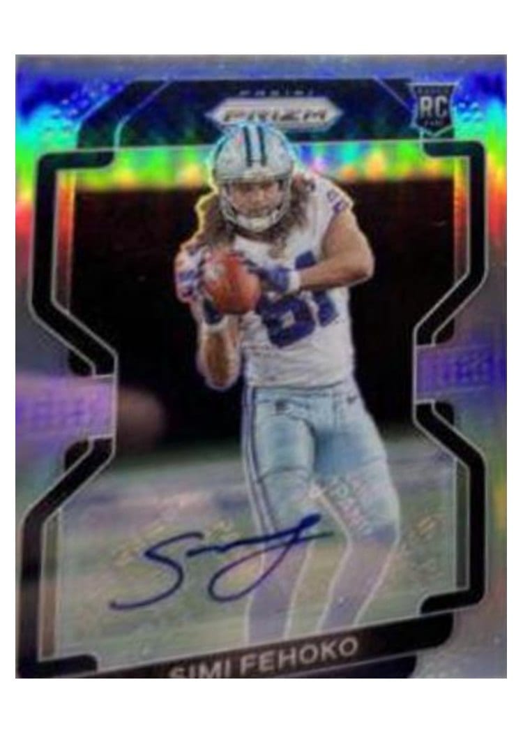 2021 Panini Prizm Base Set Simi Fehoko #371 card