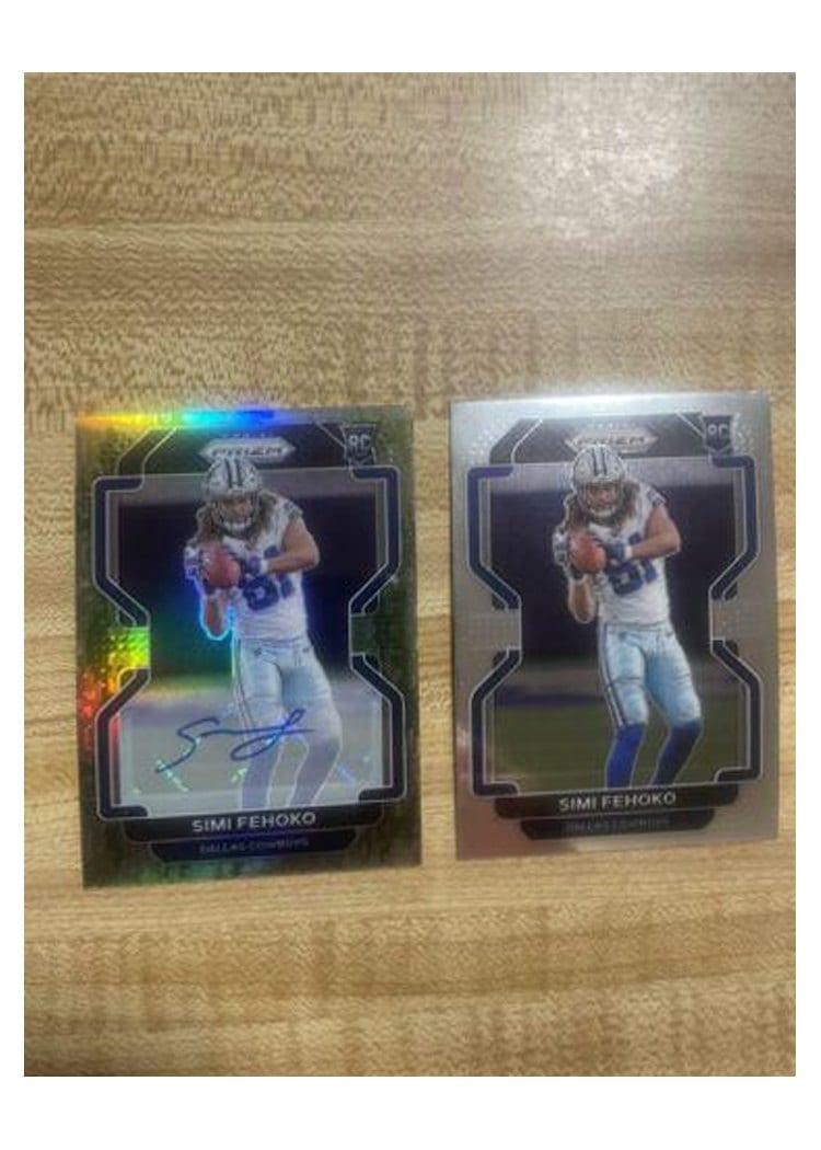 2021 Panini Prizm Base Set Simi Fehoko #371 card