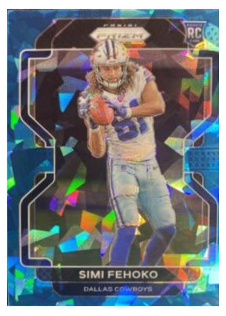 2021 Panini Prizm Base Set Simi Fehoko #371 card