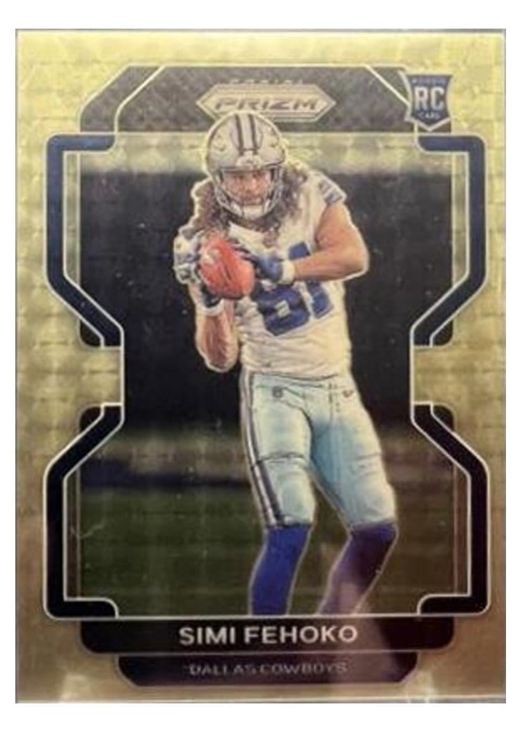 2021 Panini Prizm Base Set Simi Fehoko #371 card