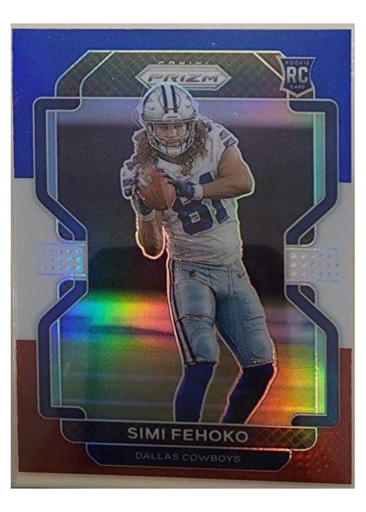 2021 Panini Prizm Base Set Simi Fehoko #371 card