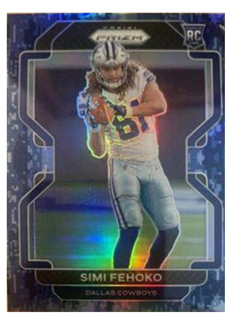 2021 Panini Prizm Base Set Simi Fehoko #371 card