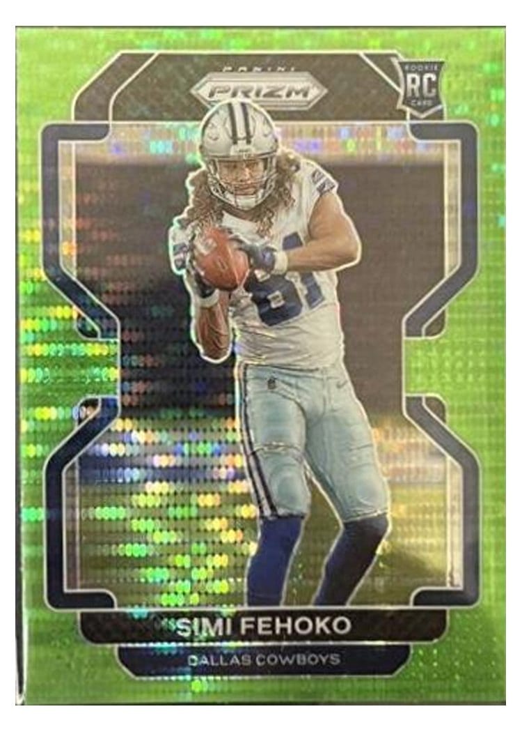 2021 Panini Prizm Base Set Simi Fehoko #371 card