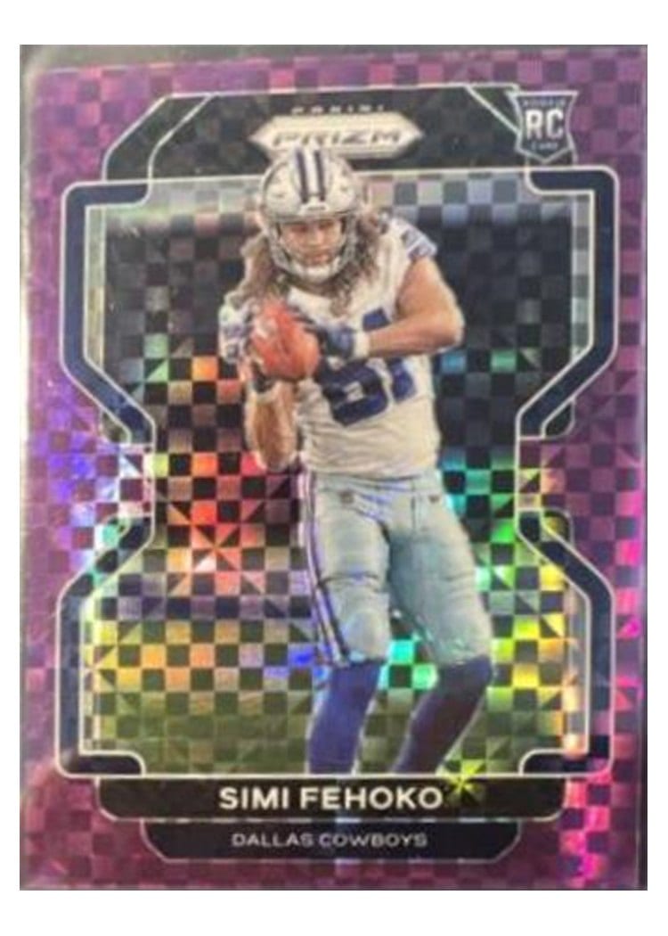 2021 Panini Prizm Base Set Simi Fehoko #371 card