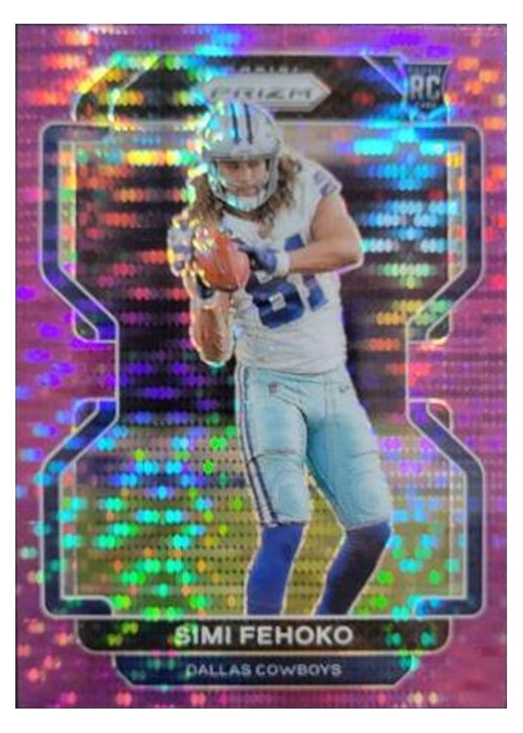 2021 Panini Prizm Base Set Simi Fehoko #371 card