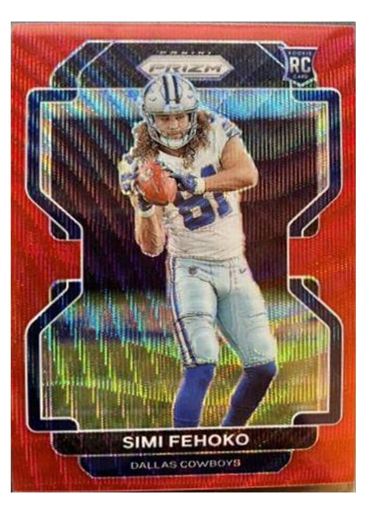 2021 Panini Prizm Base Set Simi Fehoko #371 card