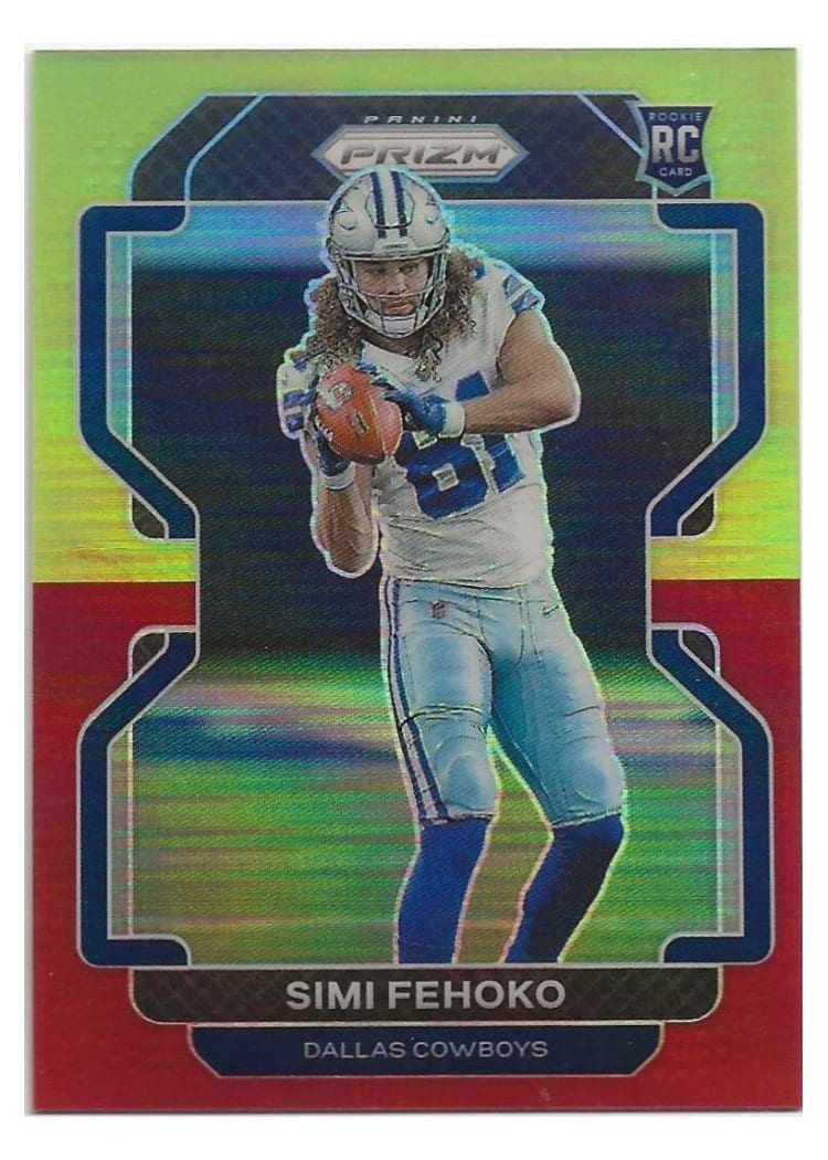 2021 Panini Prizm Base Set Simi Fehoko #371 card